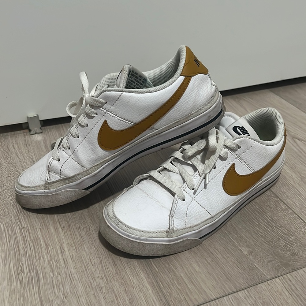 White Nike sneakers